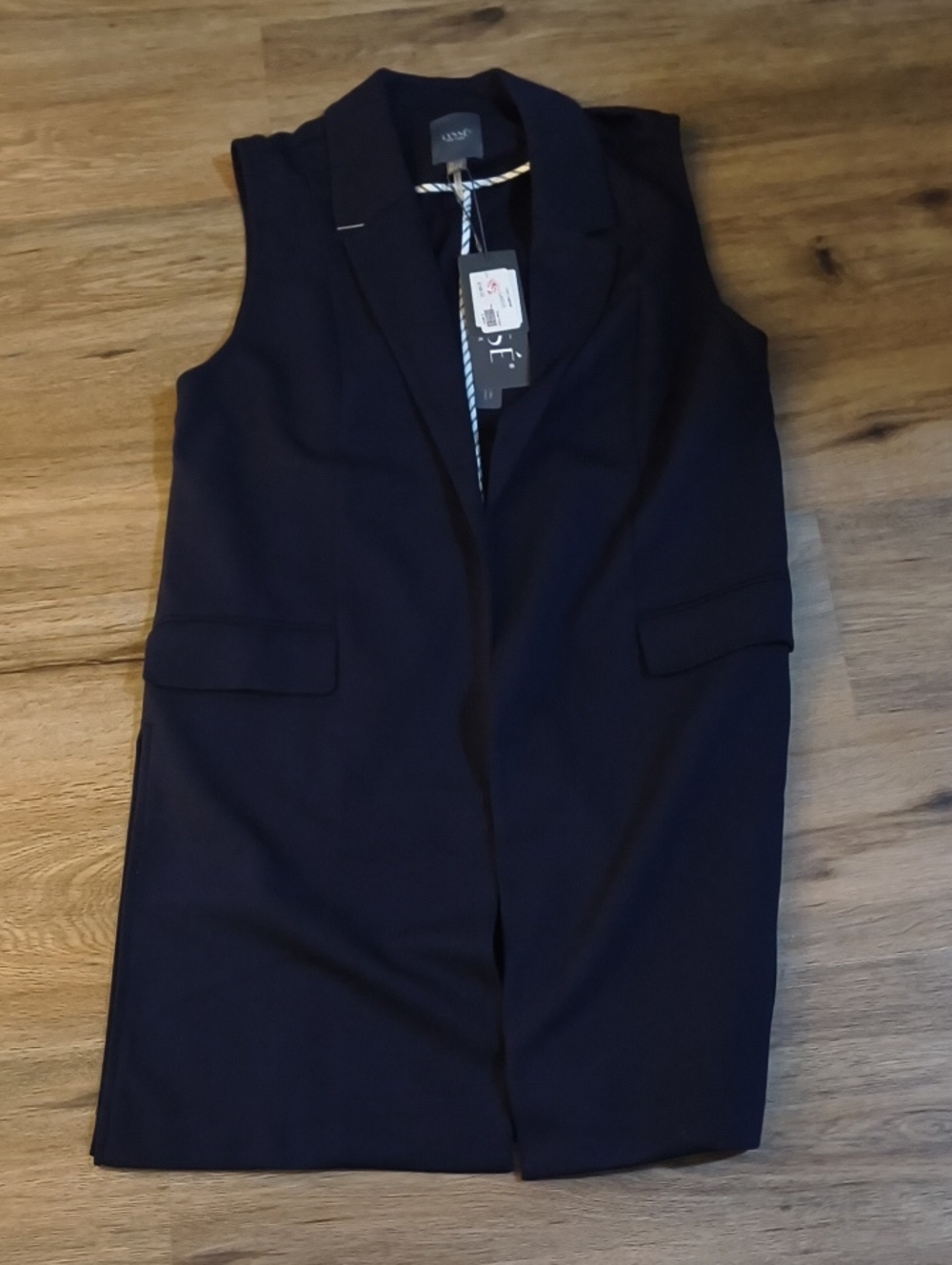 Lysse Navy Blue Women's Blazer Vest